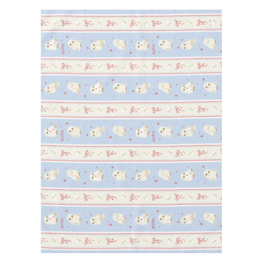 Hedwig Owl Post Stripe Pattern テーブルクロス (正面)