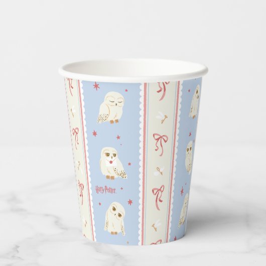 Hedwig Owl Post Stripe Pattern 紙コップ (裏面)