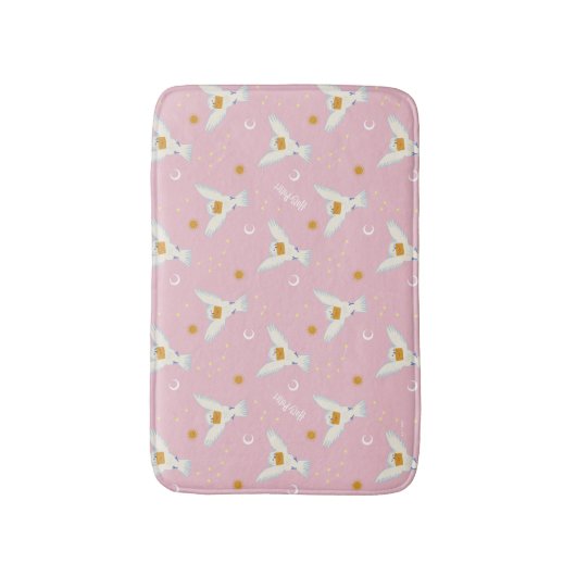 Hedwig Pink Solstice Pattern バスマット (正面縦)