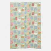 Hedwig Post Letter Block Pattern キッチンタオル (縦)