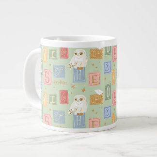 Hedwig Post Letter Block Pattern ジャンボコーヒーマグカップ