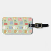 Hedwig Post Letter Block Pattern ラゲッジタグ (正面横)