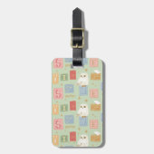 Hedwig Post Letter Block Pattern ラゲッジタグ (正面縦)