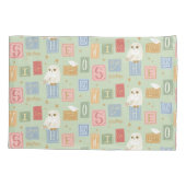 Hedwig Post Letter Block Pattern 枕カバー (裏面)