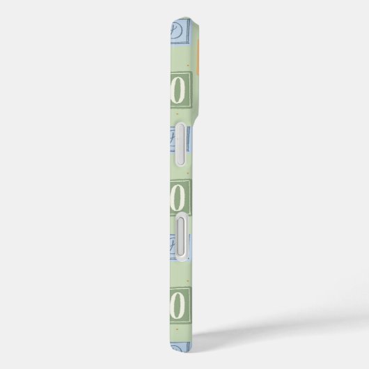 Hedwig Post Letter Block Pattern Case-Mate iPhoneケース (裏面 / 右)