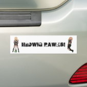 Hedwig Rawksのバンパーステッカー バンパーステッカー (車上)