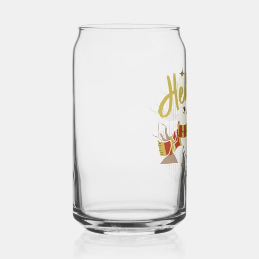 Hedwig Whimsical Forest Drawing ガラス缶 (右)