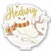Hedwig Whimsical Forest Drawing シール (正面)