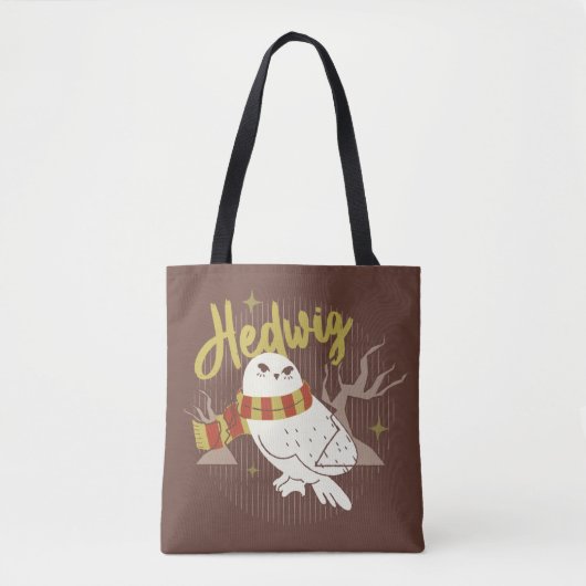 Hedwig Whimsical Forest Drawing トートバッグ (正面)
