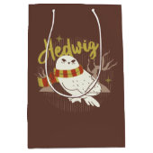 Hedwig Whimsical Forest Drawing ミディアムペーパーバッグ (正面)