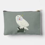 Hedwig With Letter Whimsical Drawing アクセサリーポーチ (裏面)