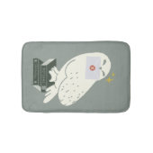 Hedwig With Letter Whimsical Drawing バスマット (正面)