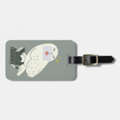 Hedwig With Letter Whimsical Drawing ラゲッジタグ (正面横)