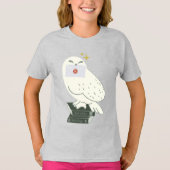 Hedwig With Letter Whimsical Drawing Tシャツ (正面)
