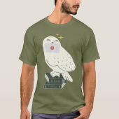 Hedwig With Letter Whimsical Drawing Tシャツ (正面)