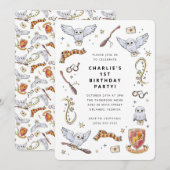 Hedwig Wizard Birthday Magic 招待状 (正面/裏面)