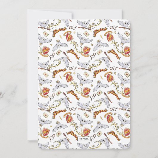 Hedwig Wizard Birthday Magic 招待状 (裏面)