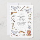 Hedwig Wizard Birthday Magic 招待状 (正面)