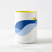 HEDXサミット2021 Mug – ブルーウェーブ ツートーンマグカップ (中央)