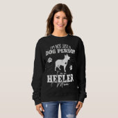 Heeler Dog Mom for Women Dog Mom Mother s Day スウェットシャツ (正面フル)