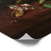 Heem花瓶絵画の花 ポスター (角)