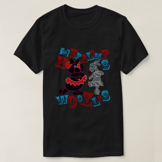 HeffalumpsとWoozlesエッセンシャルTシャツ.png Tシャツ (デザイン正面)