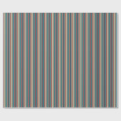 Heffalumpsレッドブルーベージュストライプズギフトラップ ラッピングペーパー (フラット)