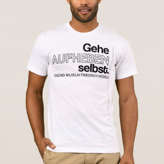 Hegel Aufheben T Tシャツ