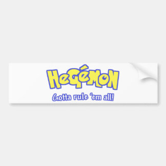 Hegemonのラップトップのステッカー バンパーステッカー