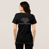 Hegsethは妄想的な反MAGA トライブレンドＴシャツ (裏面全面)