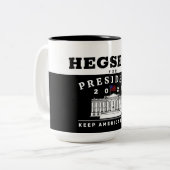 HEGSETH ツートーンマグカップ (正面左)