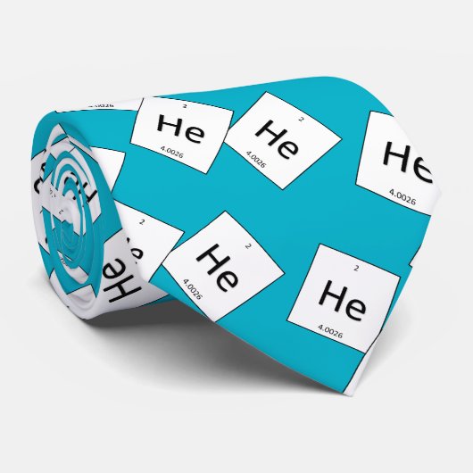 Heheheのヘリウムの笑うガスの要素のしゃれのタイ ネクタイ (ロール)