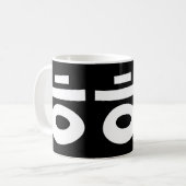 HEHEHE ㅎㅎㅎ韓国語 コーヒーマグカップ (正面左)