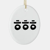 HEHEHE ㅎㅎㅎ韓国語 セラミックオーナメント (右)
