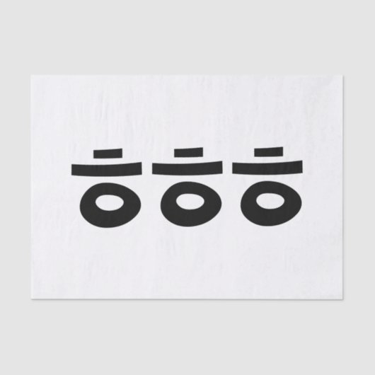 HEHEHE ㅎㅎㅎ韓国語 薄葉紙 (正面)