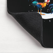 Hei Hei Chicken Christmas – ユニ マウスパッド (コーナー)