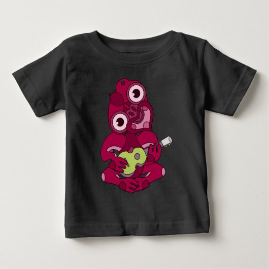 Hei Tiki for Ngaere Green uke 2 ベビーTシャツ (正面)