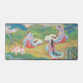 Heian Elysium: Ladies in a Spring Meadow デスクマット (正面)