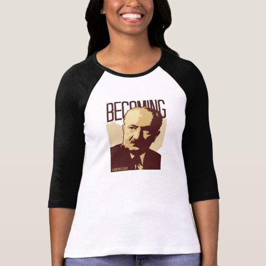 Heidegger: なること tシャツ (正面)