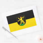 Heidelberg city flag germany symbol 長方形シール (封筒)