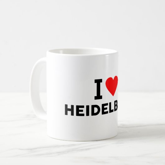 Heidelberg Germany コーヒーマグカップ (正面左)