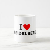 Heidelberg Germany コーヒーマグカップ (中央)