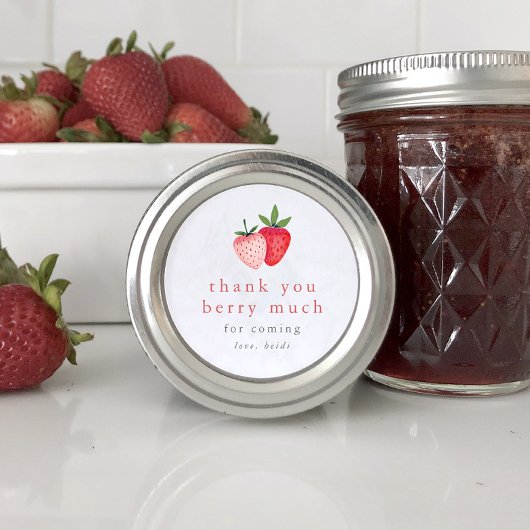 HEIDIかわいいイチゴありがとうベリーの多くの好意 ラウンドシール