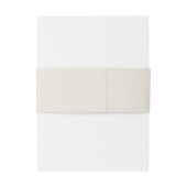 HEIDIアーストーンベージュクリームミニマル結婚リスト 招待状ベリーバンド (裏面例)