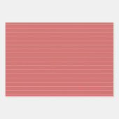 HEIDIピンクベリーボホストロベリーガールベビーシャワー ラッピングペーパーシート (正面2)