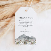 HEIDIボイホウォーターカラーワイルドフラワーマウンテンの好意 ギフトタグ