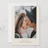 HEIDIボホウォーターカラーマウンテンワイルドフラワーブライダル 招待状 (裏面)