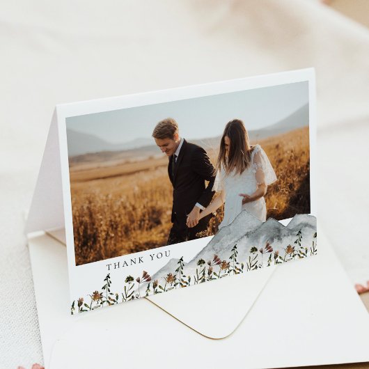 HEIDIボホマウンテンフローラ写真サンキューカード サンキューカード