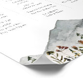 HEIDIボホマウンテン花初年マイルストーンポー ポスター (角)