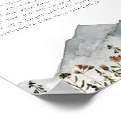 HEIDIワイルドフラワーマウンテン深夜おむつベビー ポスター (角)